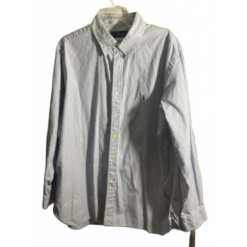 Ralph Lauren Striped Dress Shirt - Size 18 34-35